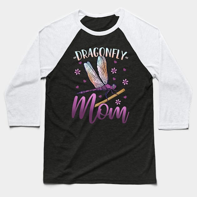 Dragonfly Dragonfly Mom Insect Baseball T-Shirt by CreativeGiftShop